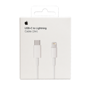 Eredeti Apple adat‑ és töltőkábel, Lightning – USB‑C, 2 m, fehér, bliszter csomagolásban