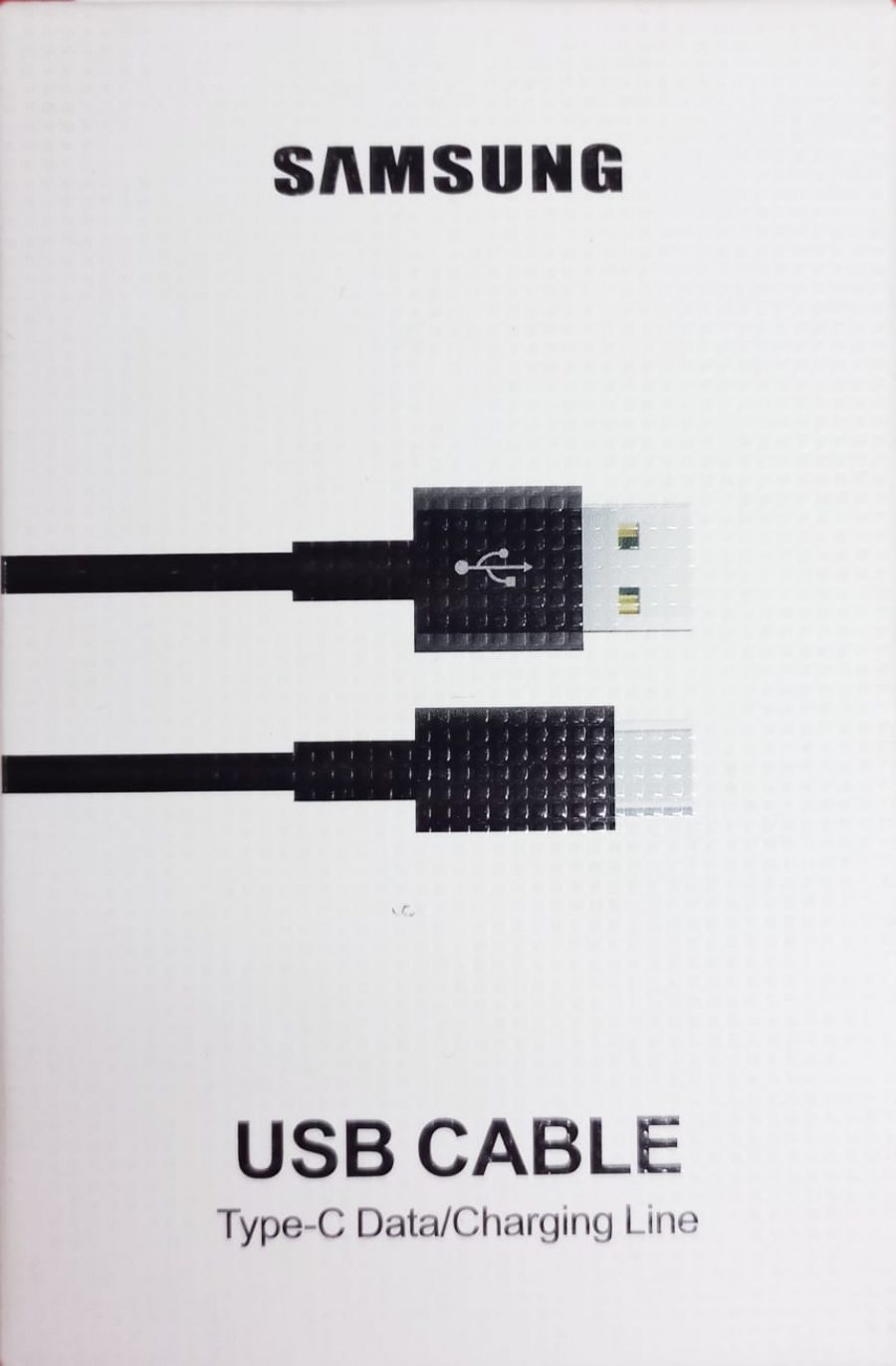 Eredeti Samsung USB-A – USB-C kábel, fekete, 1 m